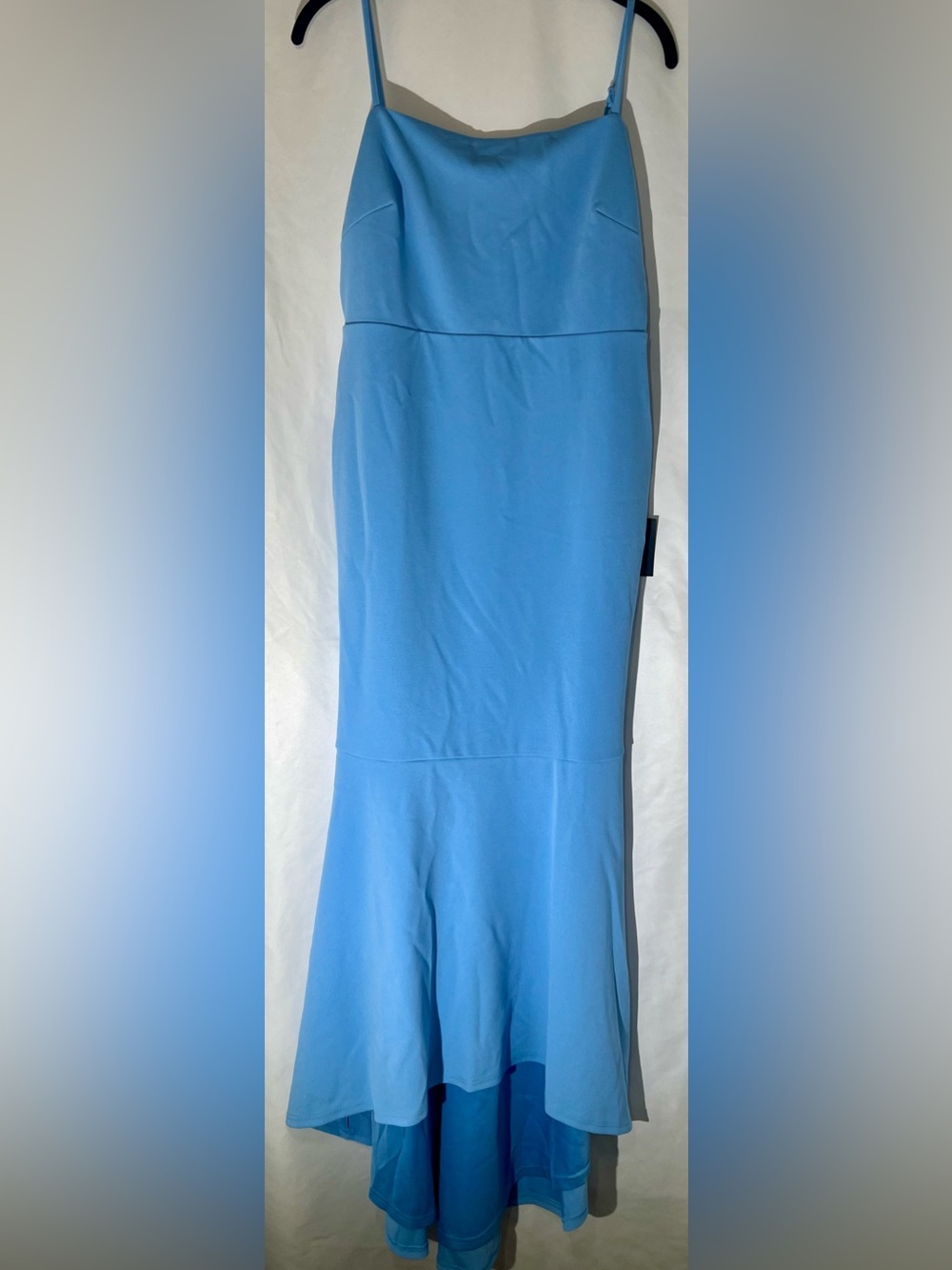 NWT Lulus Stunning Enchantment Blue Maxi Dress Size L
